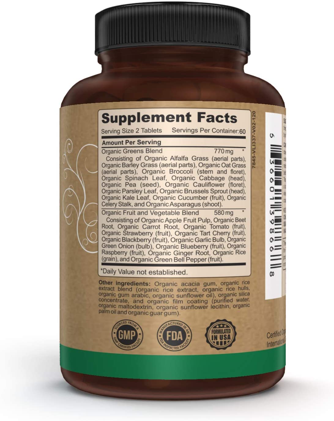Pomona Wellness Super Greens Supplement