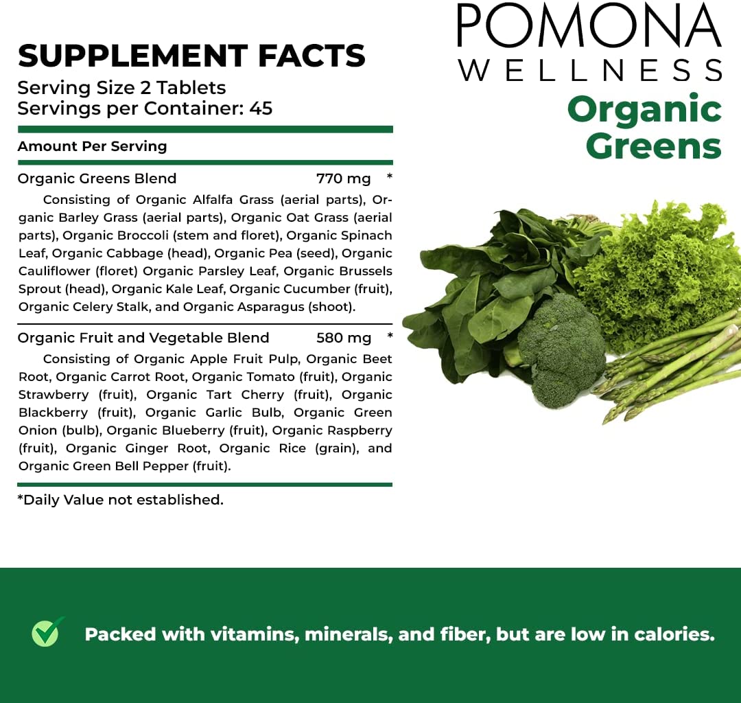 Pomona Wellness Super Greens Supplement