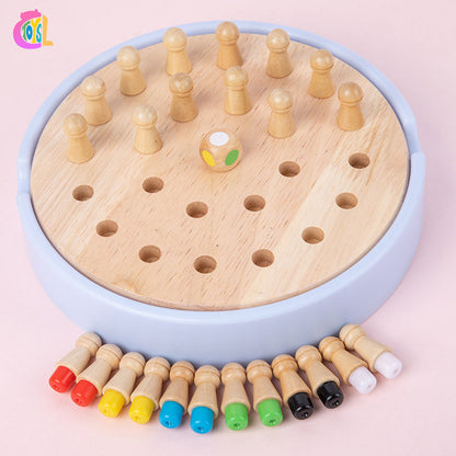 A Brain-Teasing Wooden Toy for Parent-Child Interaction