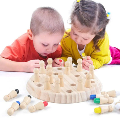 A Brain-Teasing Wooden Toy for Parent-Child Interaction